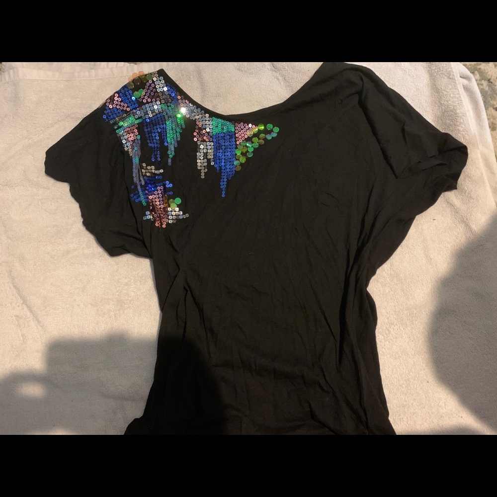 Forever 21 sparkle off the shoulder size Medium